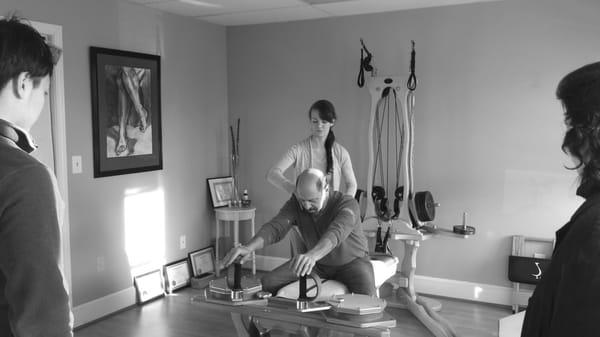 Licensed GYROTONIC & Gyrokinesis Trainer Katie @ EBB & FLOW studio (pass location) Now, 8 Freebody Street, Newport Photo:Andrea D.Shelley