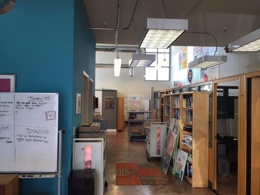 The Cornerstone Care Centers interior hallway