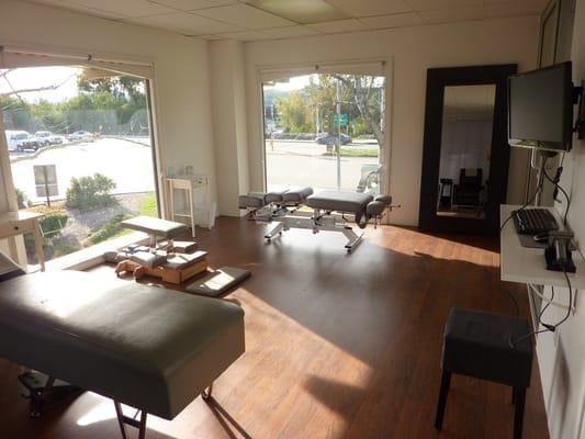 Here is where the Upper Cervical Treatments/adjustments are done. We love our open space.