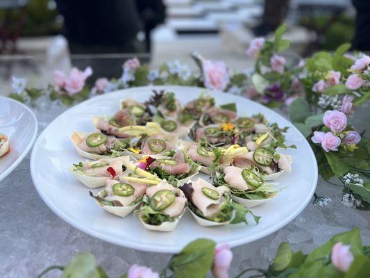 Yellowtail Sashimi with Jalapeños