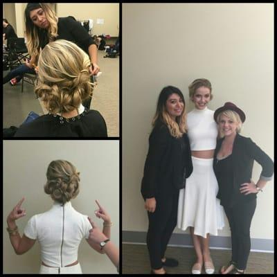 I got the honor of doing Miss USA's hair for Tulsa Fashion Week 2015.