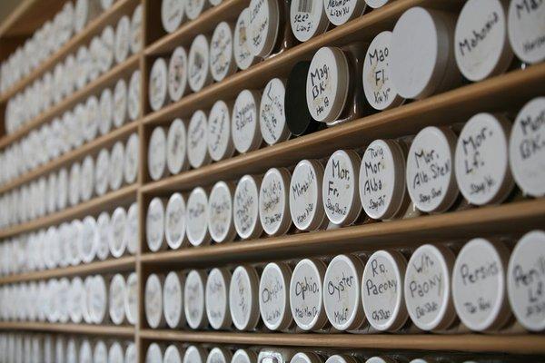 Herbs in our herbal pharmacy, Chinese Herbs based on Traditional Chinese Medicine.