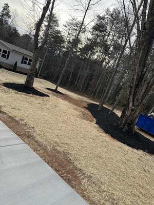 Mulch beds added.