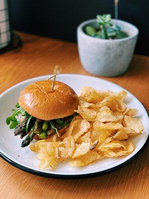 Baked Goat Cheese Sandwich