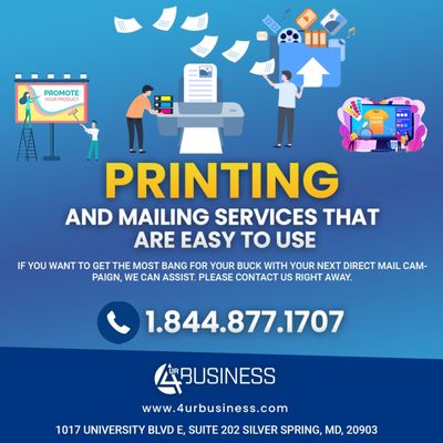 NEED PRINTING & MAILING SERVICES