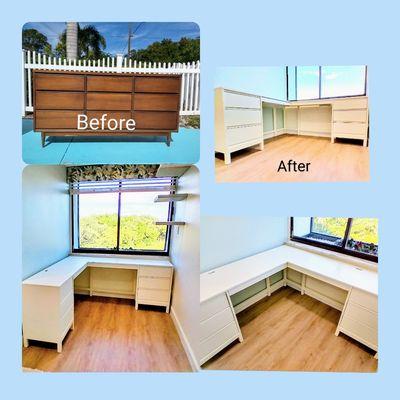 We offer furniture transformation to meet your needs