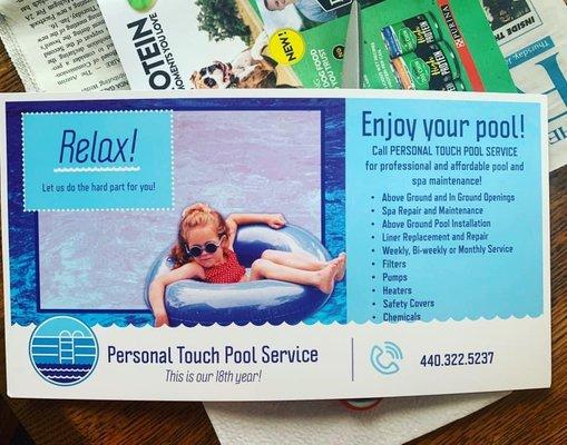 Personal Touch Pool and Landscape Service