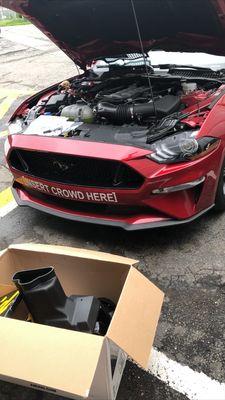 20' FORD MUSTANG GT
 
 AIR AID COLD AIR INTAKE INSTALL.