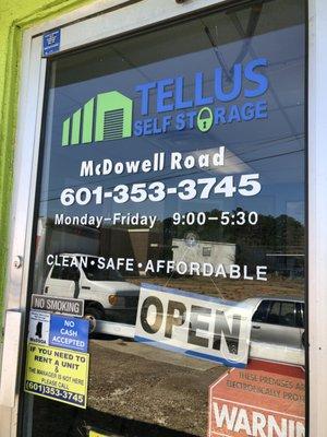 Tellus Self Storage - McDowell