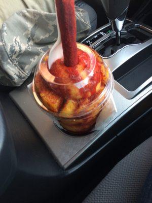 Friendly service and Mangonada to go