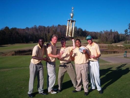 2003 Alcorn State Golf team with the W!