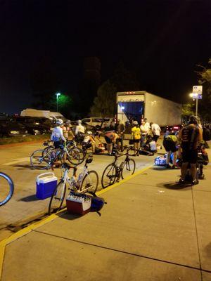 Checking bags pre-ride