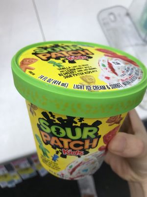 Sour Patch kids Ice Cream!