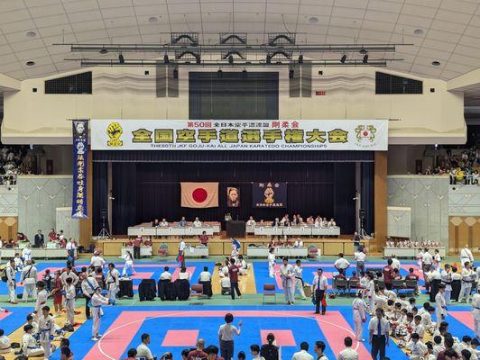 The 50th JKF Gojukai Tournament held in Naha Okinawa Japan