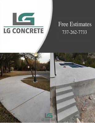 Driveways, patio's,  decks, extensions, staining, polishing etc. We do it all! Call today for all your concrete needs.