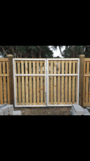 Aluminum Gate Frames for Wood