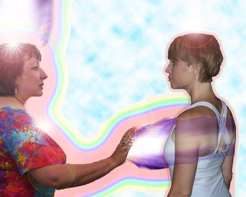 sending aura energies