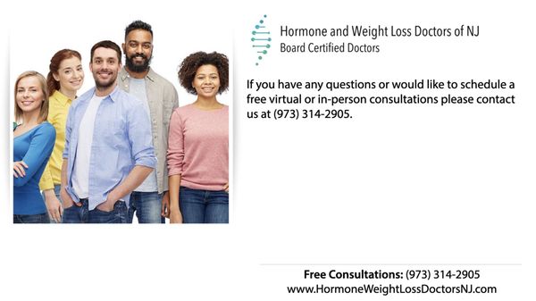 Hormone and Weight Loss Doctors of NJ - Contact Us