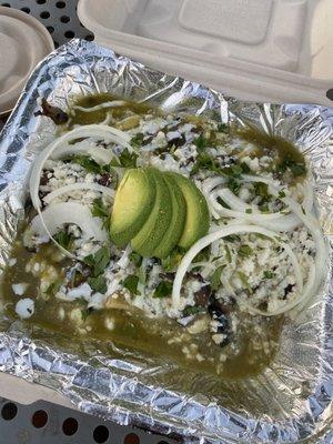 Mushroom enchiladas