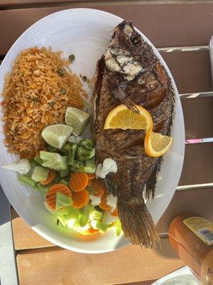 Mojarra Frita Whole Fried Tilapia