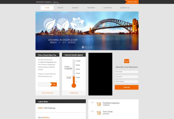 This is a conference website. WordPress customization and theme development was performed for this website.
 
 Site Platform: WordPress