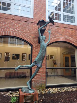 Simsbury Library Memorial Sculpture