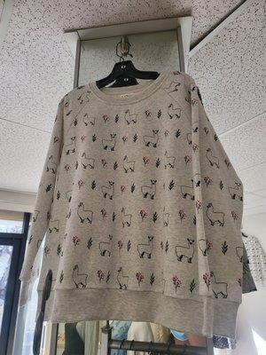 Llama sweater