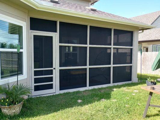 Screened porch