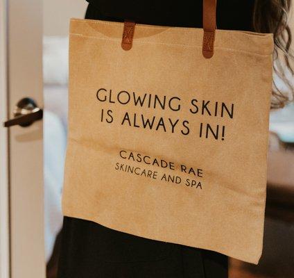 Day spa shop. Instore and available at glowingselfcare.com