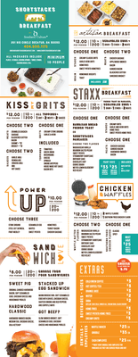 Shortstacks Breakfast Catering Menu