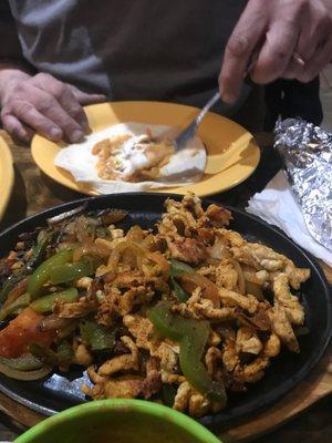 Chicken fajitas 3/5/2021