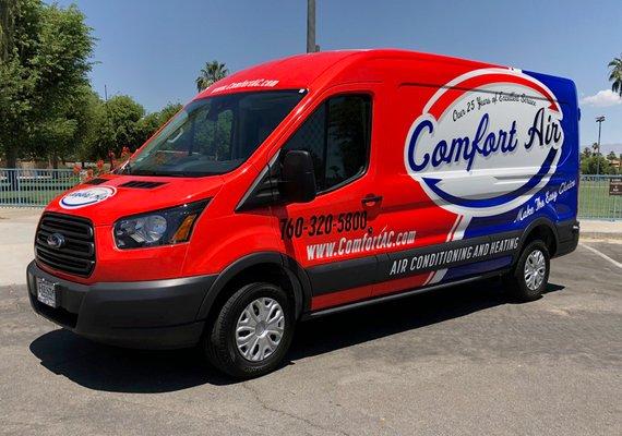 Comfort Air ready for action - See how we can drive business up for you