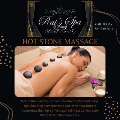 Hot stone massage