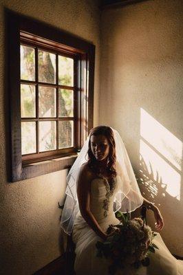 I couldn't believe she got this shot of me waiting to walk down the isle. I'm in love!