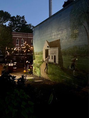 Entrance to the back patio