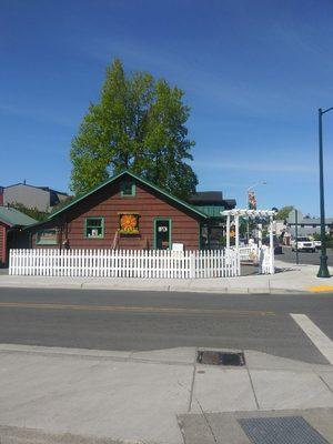 From ferry parking lot "B". No reservations for ferry? Get a massage while you wait!