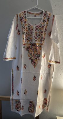 Cotton Chikankari kurti