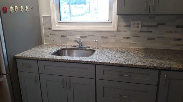 Back Splash and new counter top!