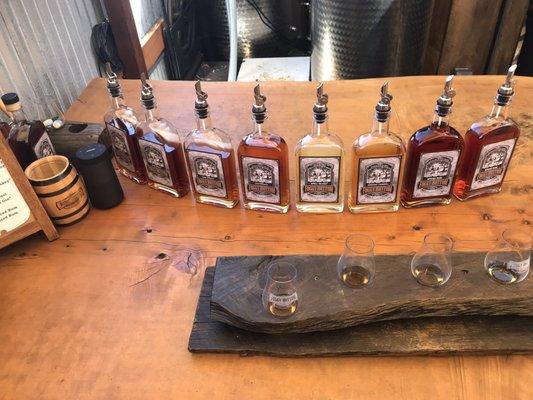 Whiskey Flight   8 for $20