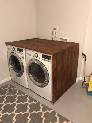 Washing machine wrap perfect for folding laundry