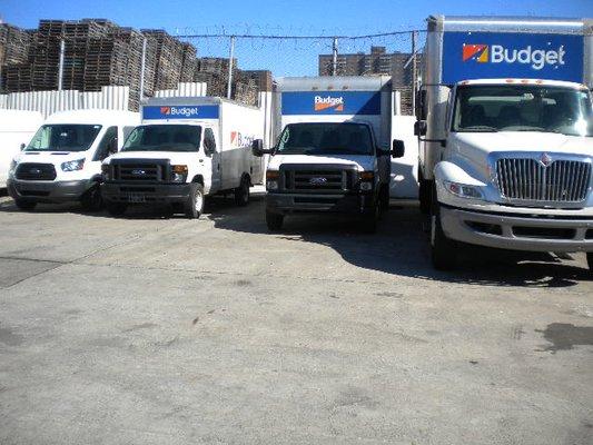 all sizes for every need. Hi-roof vans. 12ft mini truck. 16ft box truck. 26ft box truck