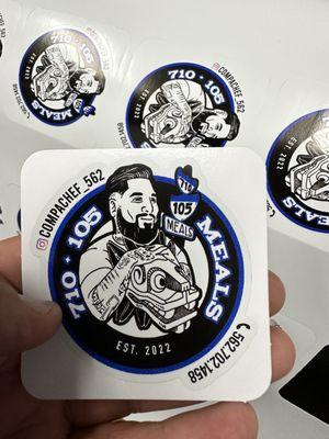 Custom die cut stickers