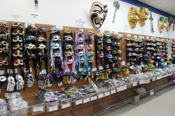 Mardi Gras masquerade masks