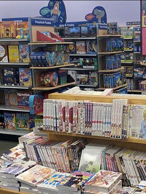 Sexual Manga directly in front of the Children's area