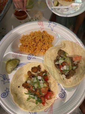 Self made tacos