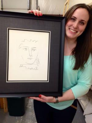 Framed Picasso etching!