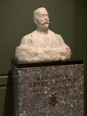 Colonel Henry DuPont bust