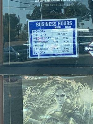 Business hours