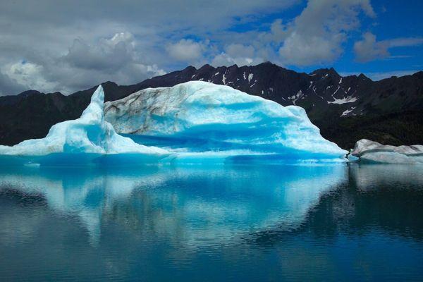 Blue glacier