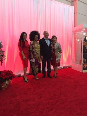 Brunch with Heart Team, Dr Segurola, Celia Cruz impersonator and Hialeah council, Isis Garcia.